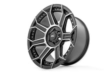 Load image into Gallery viewer, Rough Country 89 Series Wheel | One-Piece | Black Machined Gun Metal | 22x10 | 6x135 |  -19mm