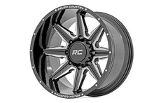 Load image into Gallery viewer, Rough Country 91M Series Wheel | One-Piece | Gloss Black | 20x12 | 8x6.5 | -44mm