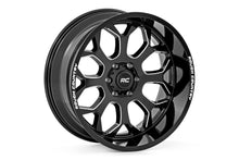 Load image into Gallery viewer, Rough Country 96 Series Wheel | One-Piece | Gloss Black | 20x10 | 8x6.5 | -19mm
