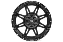 Load image into Gallery viewer, Rough Country 94 Series Wheel | One-Piece | Matte Black | 20x9 | 5x5/5x4.5 | -12mm
