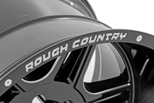 Load image into Gallery viewer, Rough Country 92 Series Wheel | Machined One-Piece | Gloss Black | 20x12 | 6x135 | -44mm