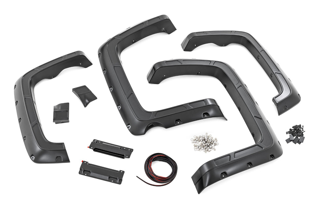 Defender Fender Flares | 5'9" Bed  | GJI Shadow Gray | Chevy Silverado 1500 (14-18 & Classic)