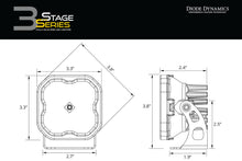 Load image into Gallery viewer, stage_series_3_led_pod_dimensoinal_drawing_d_13.jpg