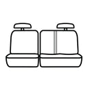 Seat Saver SS8387PCCH Polycotton SeatSaver Custom Second Row Seat Covers - Charcoal