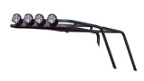 Body Armor 4x4 TC-6124 Roof Rack; 2 in. Steel Tube; Textured Black Powder Coat; For Use With PN[5129];
