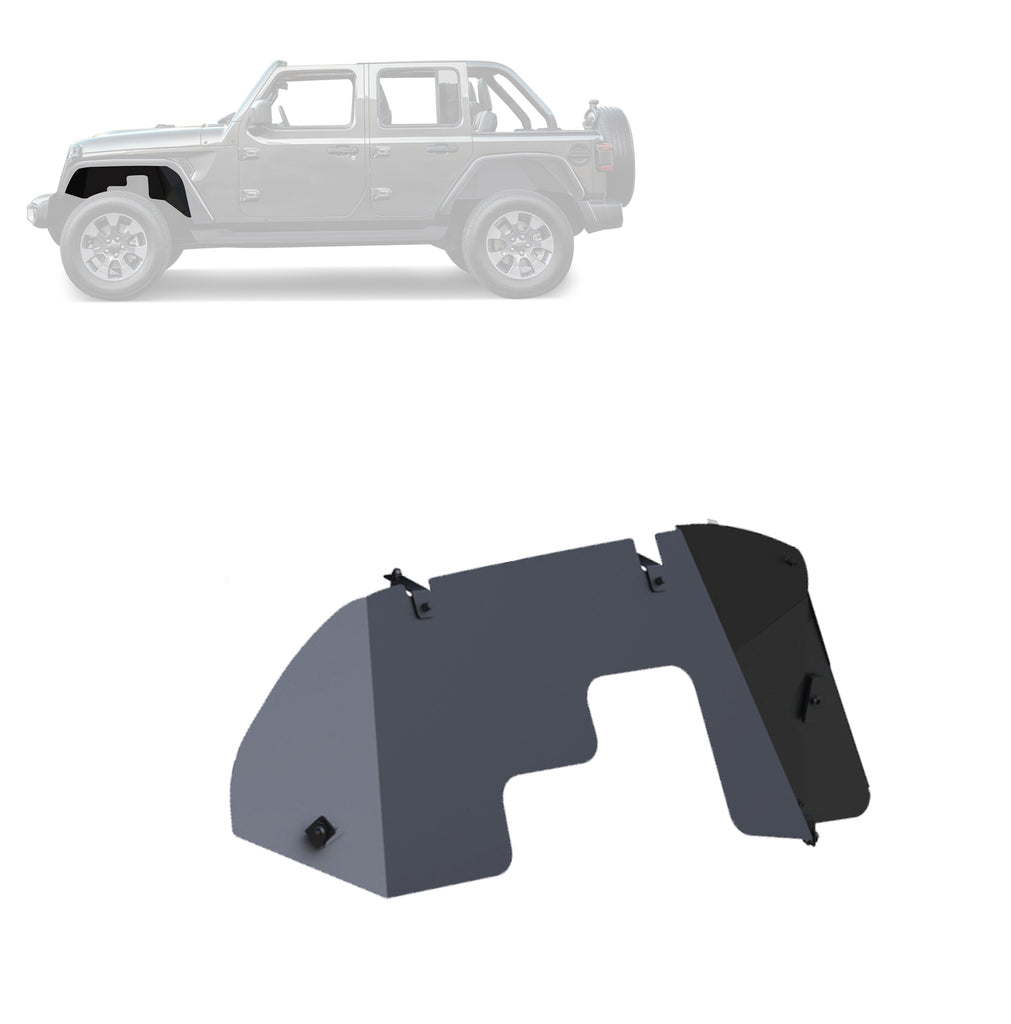 Black Horse Off Road TFFJL4F Front Inner Fender Flares Liners