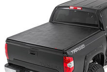 Load image into Gallery viewer, Soft Tri-Fold Bed Cover | With &amp; W/O OE Rails | 6'7" Bed | Toyota Tundra (07-21)