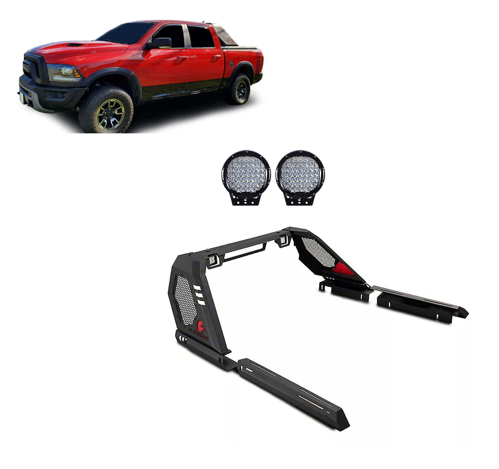 Black Horse Off Road VIRB02B-PL69B Black Steel Modular
