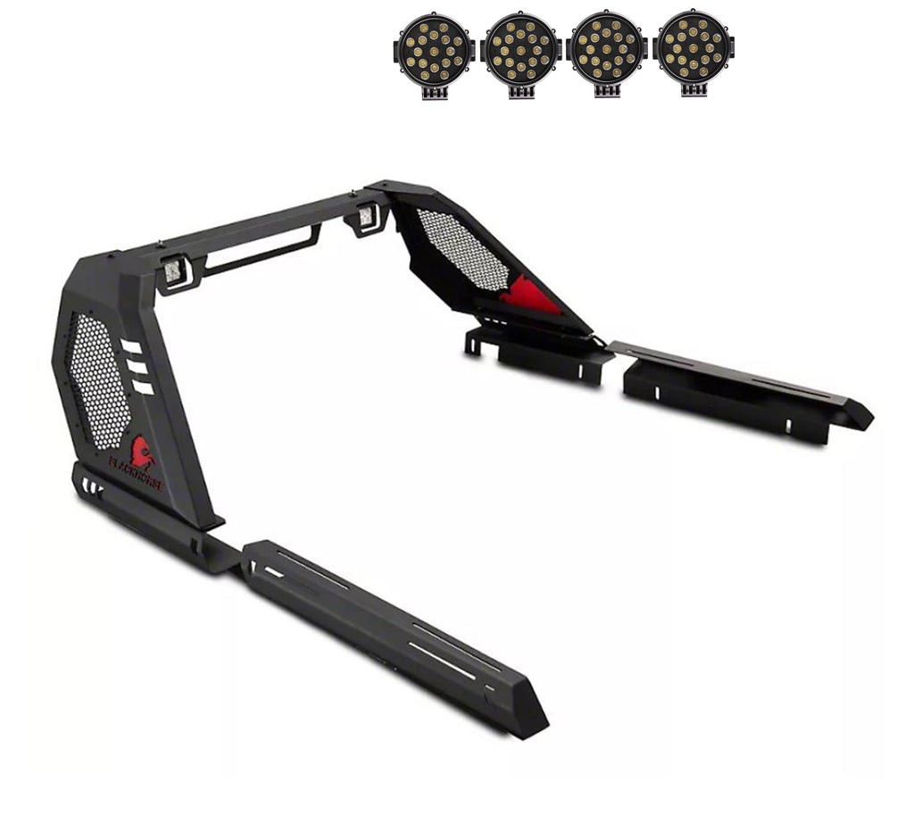 Black Horse Off Road VIRB08B-PLB Black Steel Modular