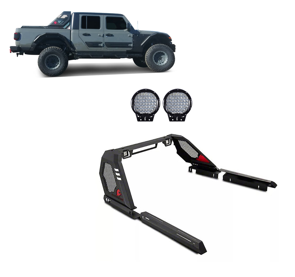 Black Horse Off Road VIRB09B-PL69B Black Steel Modular