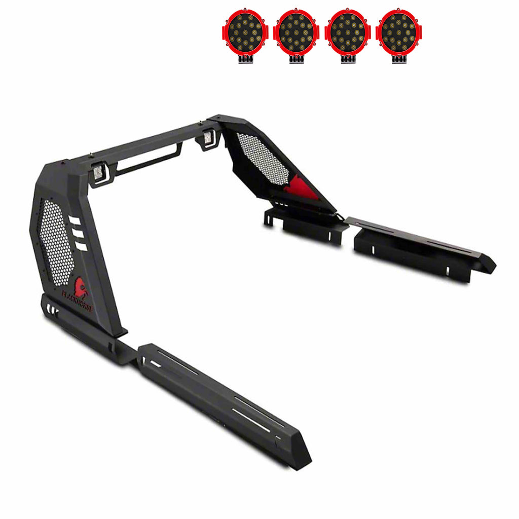 Black Horse Off Road VIRB09B-PLR Black Steel Modular