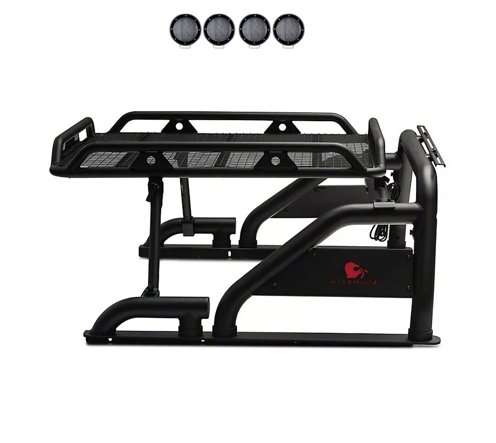 Black Horse Off Road WRB-001BK-PLFB Warrior Roll Bar Kit