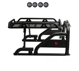 Black Horse Off Road WRB-001BK-PLFB Warrior Roll Bar Kit