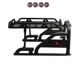 Black Horse Off Road WRB-001BK-PLFR Warrior Roll Bar Kit