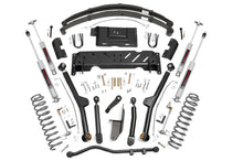 Load image into Gallery viewer, 4.5 Inch Lift Kit | Long Arm | RR Leafs | NP242 | Jeep Cherokee XJ 4WD (84-01)