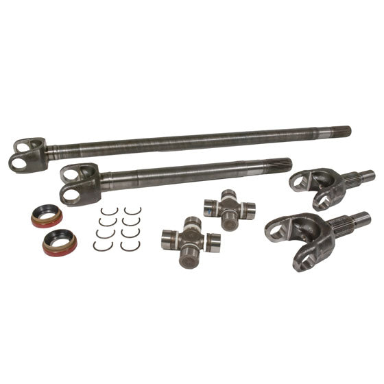 Yukon Gear and Axle YAW24176 Yukon Chromoly Front Axle Kit for Dana 30, Both Sides, 30 Spline, 733X U-Joints