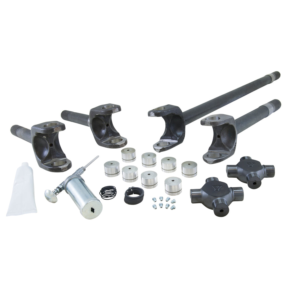 Yukon Gear and Axle YAW26008 Yukon Gear YAW26008 Yukon Chromoly Front Axle Kit, Dana 60, 30/35 Spline, Both Sides, Super Joints