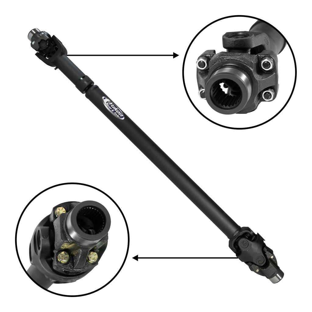 Yukon Gear and Axle YDS033 Yukon Performance Front Driveshaft 2018 JL Sahara 4 Door w/ AT & Selec-Trac