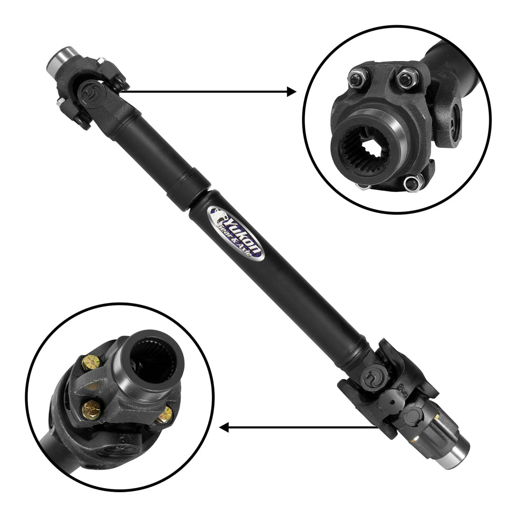 Yukon Gear and Axle YDS037 Yukon Performance Rear Driveshaft 2018 JL Wrangler Sport 2 Door with MT