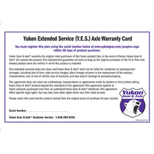 Load image into Gallery viewer, Yukon Gear and Axle YESAXLE Yukon Gear YESAXLE Yukon Extended Service plan for axle shaft.