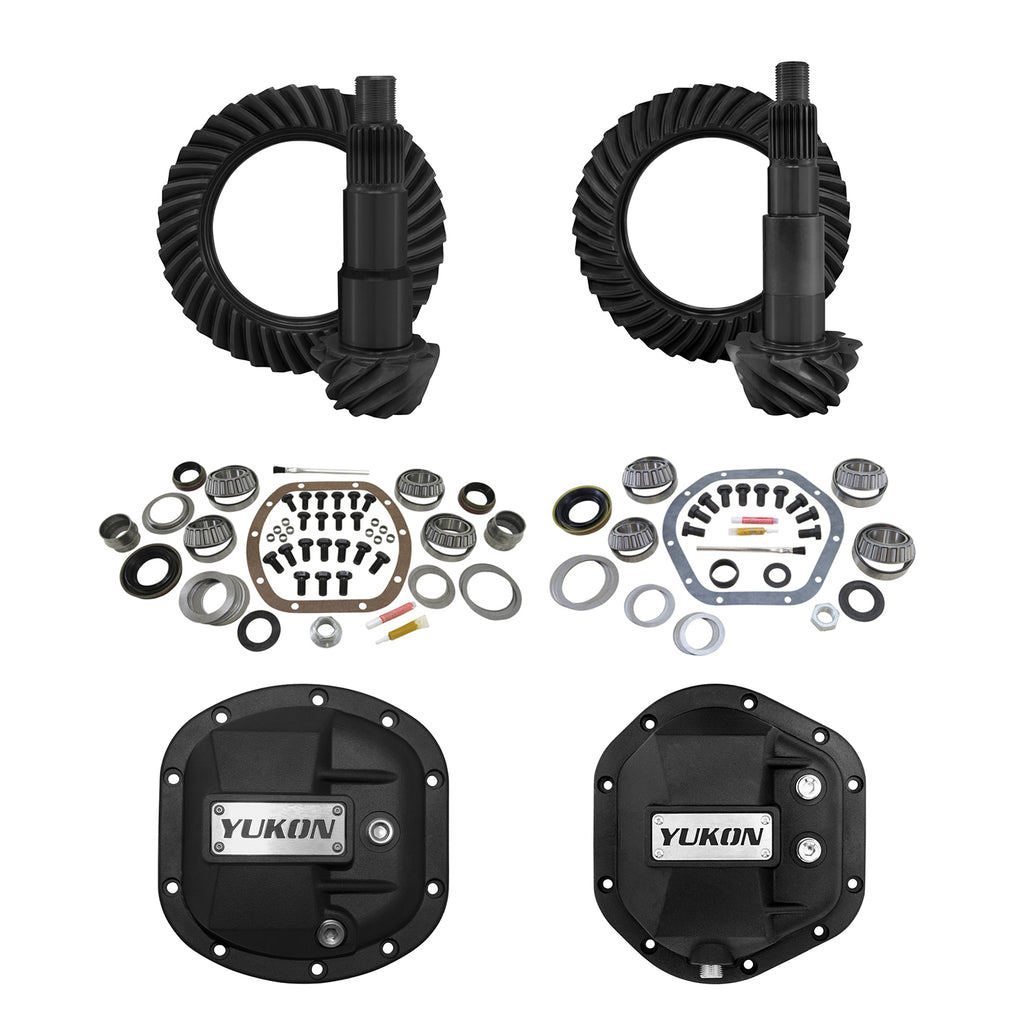 Yukon Gear and Axle YGK014STG2 Yukon Gear YGK014STG2 Yukon Stage 2 Re-Gear Kit upgrades front and rear diffs, incl diff covers