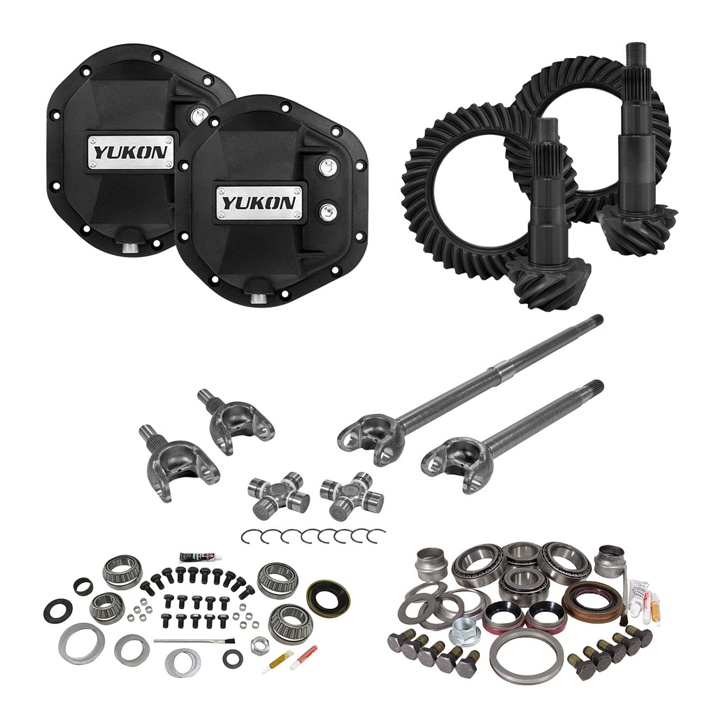 Yukon Gear and Axle YGK015STG3 Yukon Gear YGK015STG3 Stage 3 Re-Gear Kit upgrades front & rear diffs, 24 spl, incl covers/fr axles