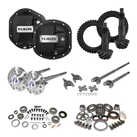 Yukon Gear and Axle YGK055STG4 Yukon Gear YGK055STG4 Stage 4 Re-Gear Kit upgrades front & rear diffs, 24 spl, incl covers/fr&rr axles