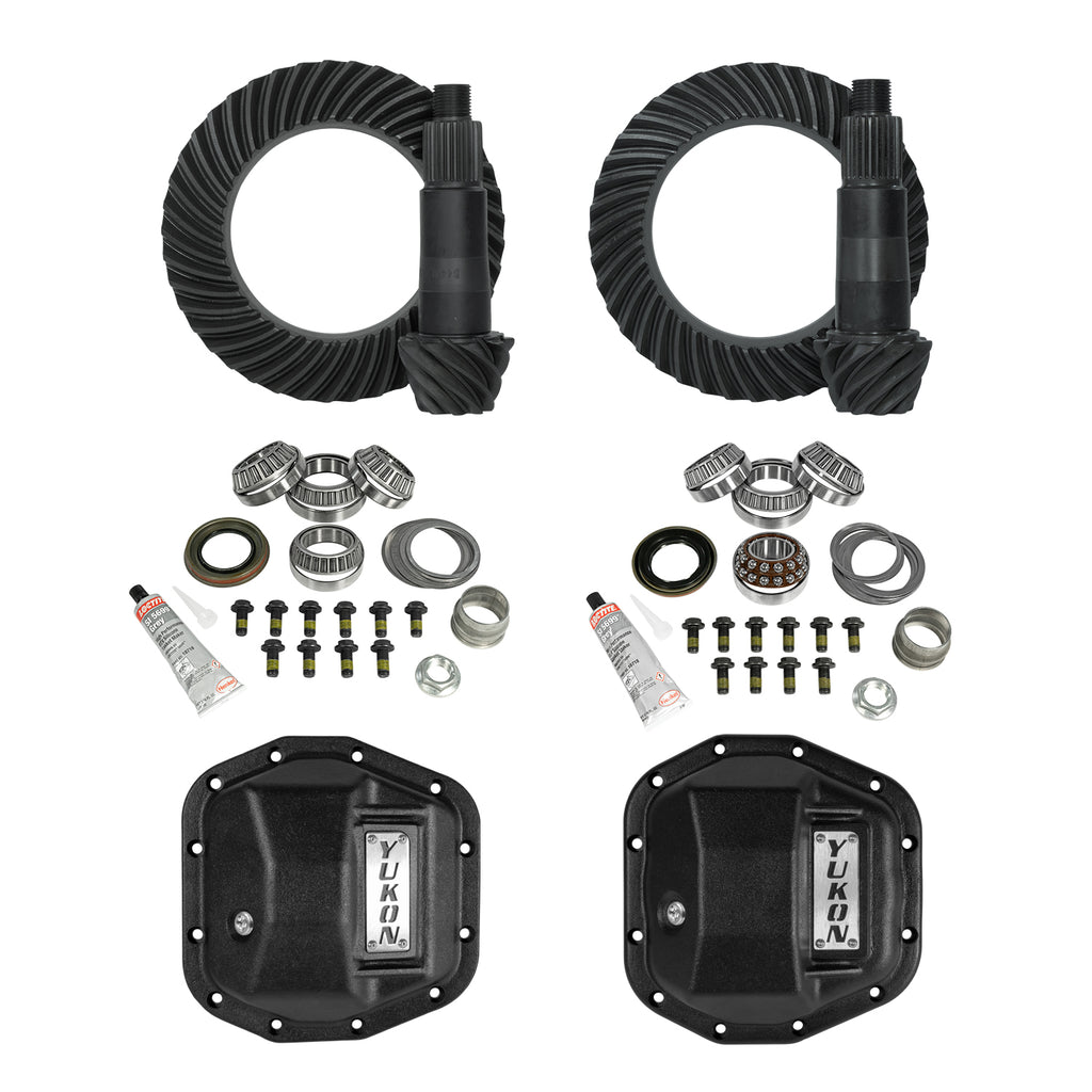 Yukon Gear and Axle YGK066STG2 Yukon Gear YGK066STG2 Yukon Stage 2 Re-Gear Kit upgrades front and rear diffs, incl diff covers
