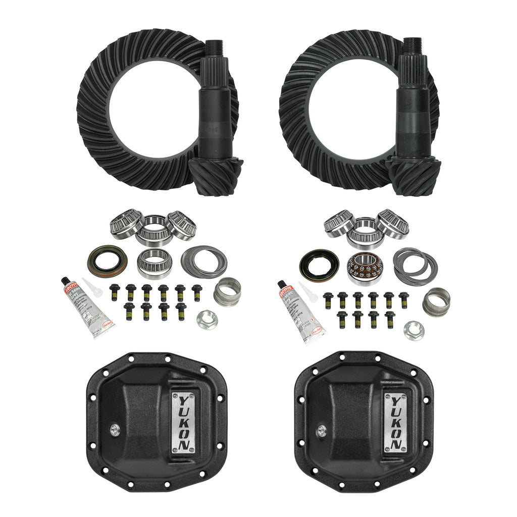 Yukon Gear and Axle YGK073STG2 Yukon Gear YGK073STG2 Yukon Stage 2 Re-Gear Kit upgrades front and rear diffs, incl diff covers