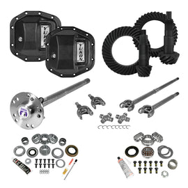 Yukon Gear and Axle YGK077STG4 Yukon Gear YGK077STG4 Stage 4 Re-Gear Kit upgrades frnt & rr diffs, 24/28 spl, incl covers/fr&rr axles