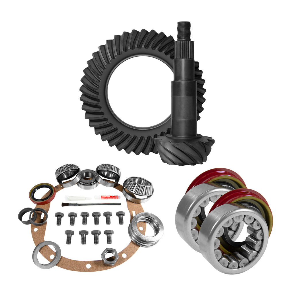 Yukon Gear and Axle YGK2015 8.5" GM 4.88 Rear Ring & Pinion, Install Kit, Axle Bearings, 1.625" Case Journal