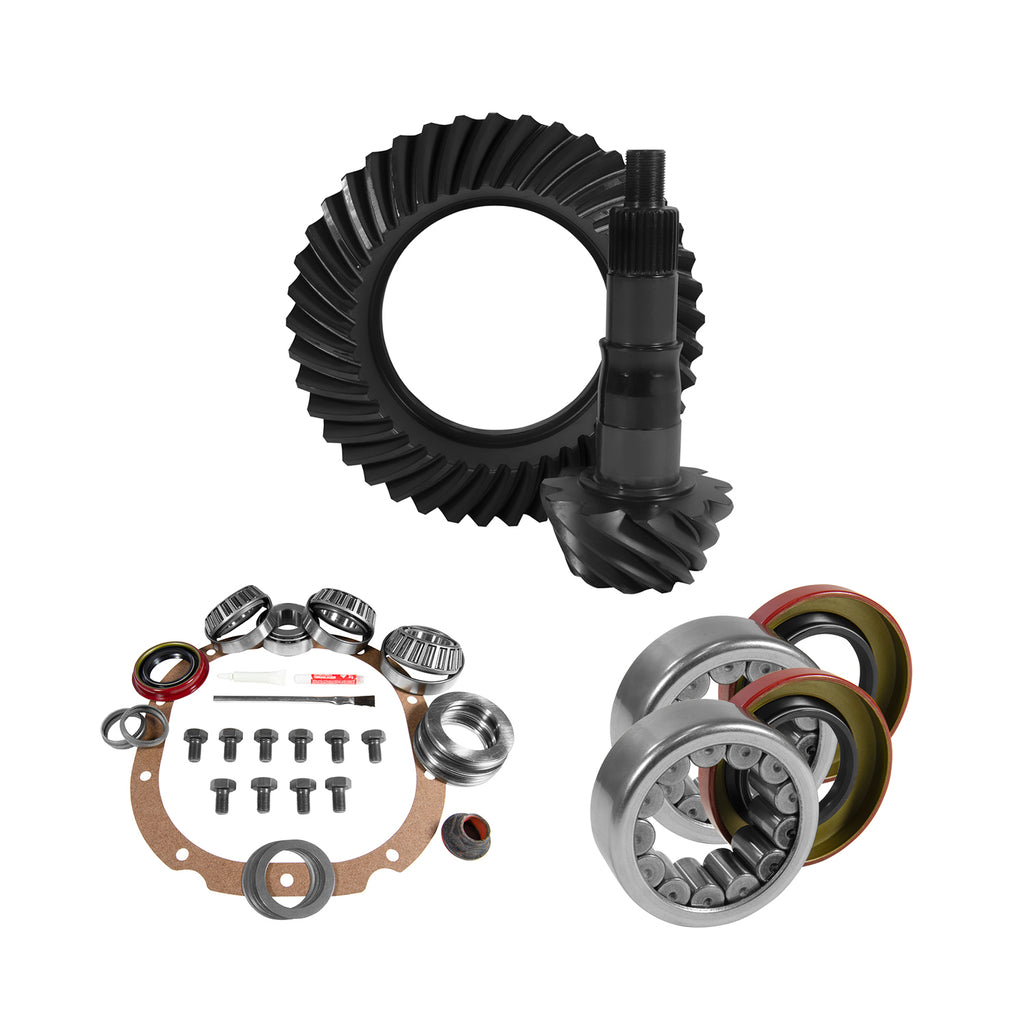 Yukon Gear and Axle YGK2057 8.8" Ford 4.11 Rear Ring & Pinion, Install Kit, 2.99" OD Axle Bearings & Seals