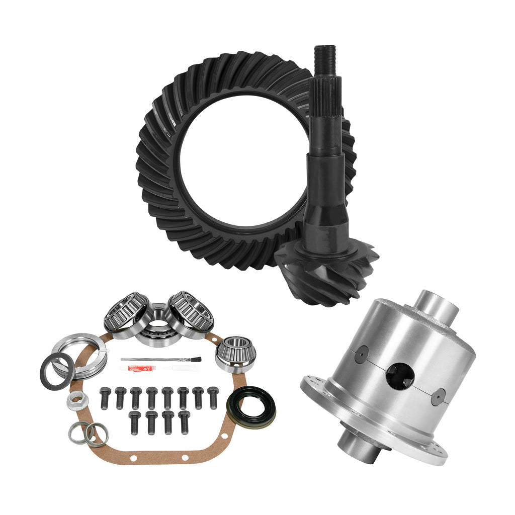 Yukon Gear and Axle YGK2146 10.5" Ford 4.56 Rear Ring & Pinion, Install Kit, 35 Spline Posi