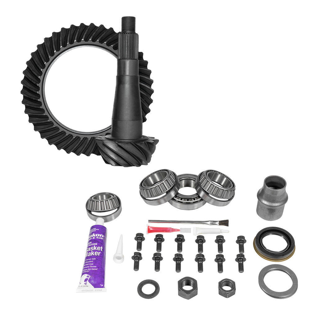 Yukon Gear and Axle YGK2343 Kit consists of a high-quality ring and pinion set and all needed install parts