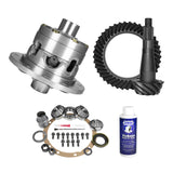 Yukon Gear and Axle YGK2346 Kit contains a ring and pinion set, positraction unit, and installation parts