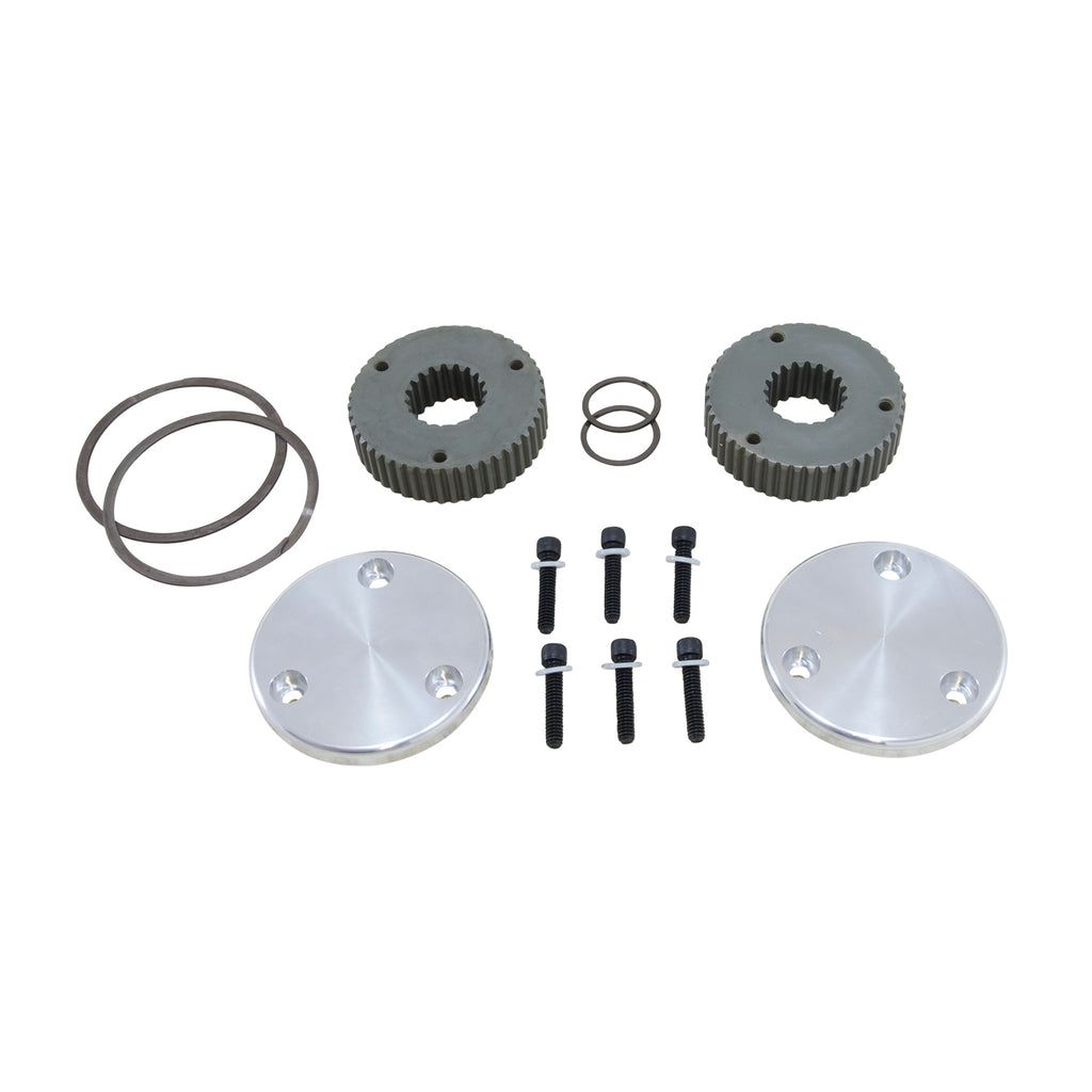 Yukon Gear and Axle YHC50008 Yukon Gear YHC50008 Yukon Hardcore Drive Flange Kit Dana 44 19spl Outer Stubs w/ Non-Engraved Caps