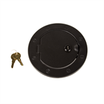 RUGGED RIDGE 11229.06 Gas Cap Door, Locking, Textured Black; 07-18 Jeep