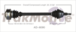 TRAKMOTIVE AD-8090 CV Axle Shaft