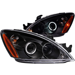 ANZO 121102 HEADLIGHT LANCER BLACK 03-06