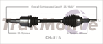 TRAKMOTIVE CH-8115 CV Axle Shaft