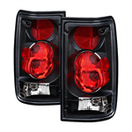 SPYDER 9037733 ( Akkon ) Toyota Pickup 89-95 Euro Style Tail Lights - Black