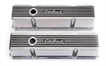 EDELBROCK 4263 VALVE COVER ELITE II SBC TALL POLISHED