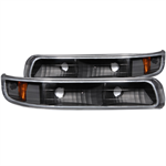 ANZO 511065 99-02 SILVERADO PARKING LIGHT BLACK