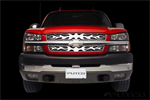 PUTCO 89137 GRILLE Insert: 2003-2005 Chevrolet Pick Up Full Si