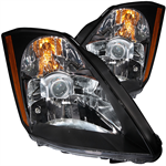 ANZO 121108 HEADLIGHT 350Z BLACK 2003 UP