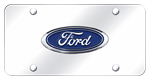 AUTOMOTIVE GOLD FORCC License Plate: License Plate; chrome Ford name;