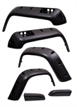 RUGGED RIDGE 11632.20 All Terrain Fender Flare Kit, 4.75 Inch, 6 Piece;