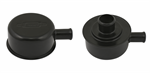 MR GASKET 2054BP BREATHER PCV FITTING FLAT BLACK