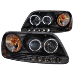 ANZO 111031 HEADLIGHT F150 PROJECT BLACK 97-01