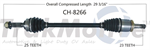 TRAKMOTIVE CH-8266 CV & U JOINT OEM